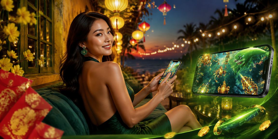 Trò chơi Bắn Cá giữa không khí lồng đèn lung linh của phố cổ Hội An về đêm